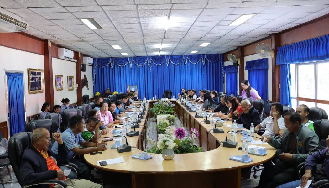 ร่วมประชุมเพื่อขับเคลื่อนการแก้ไขปัญหายาเสพติด ภายใต้โครงการแก้ไขปัญหายาเสพติดในพื้นที่ตำบลนาพู่